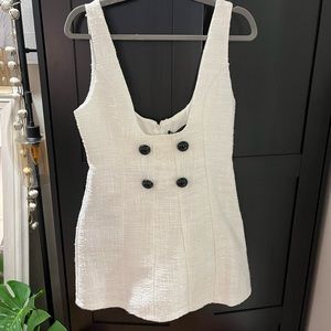 ZARA white mini dress